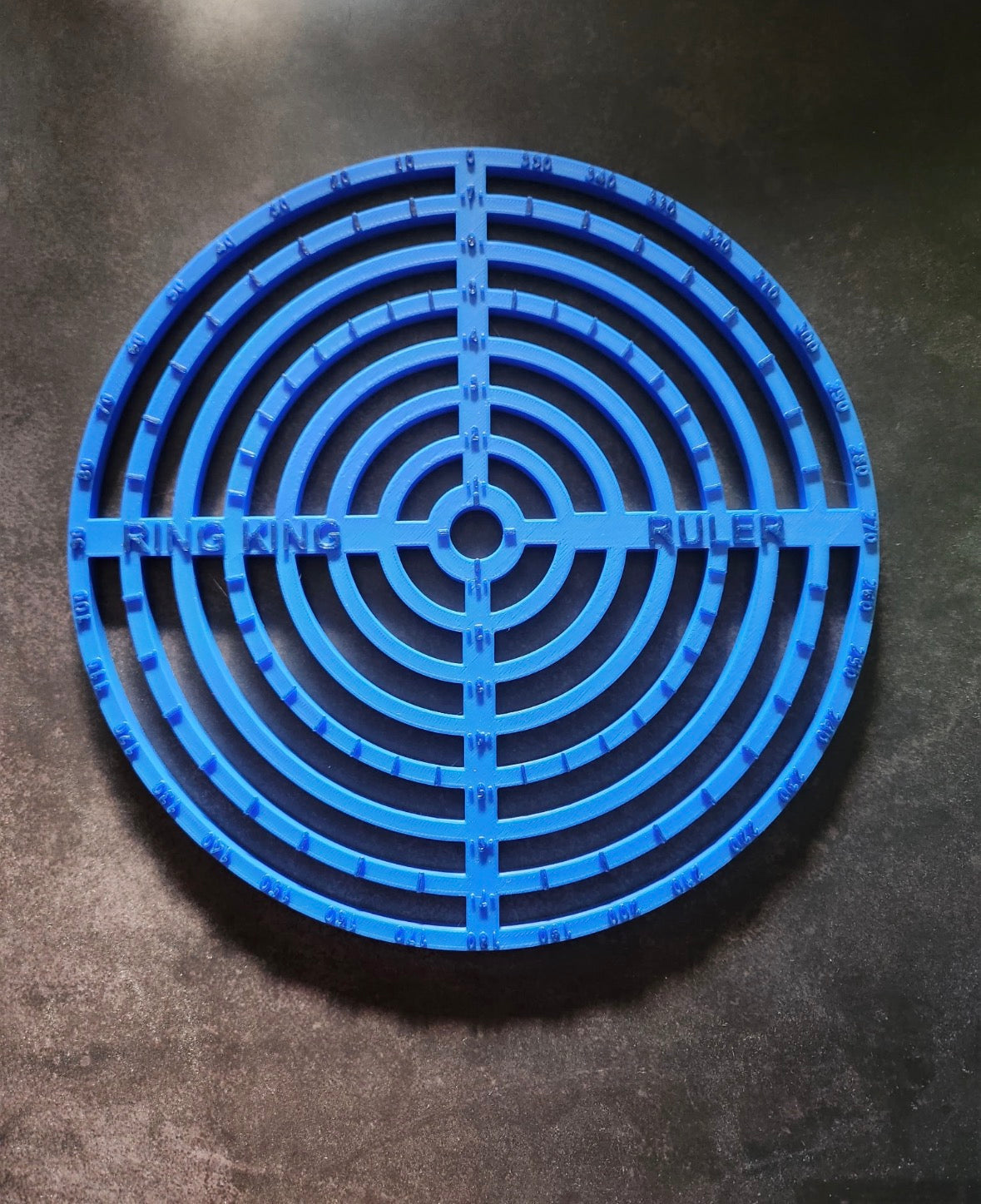 Blue Ringking Ruler